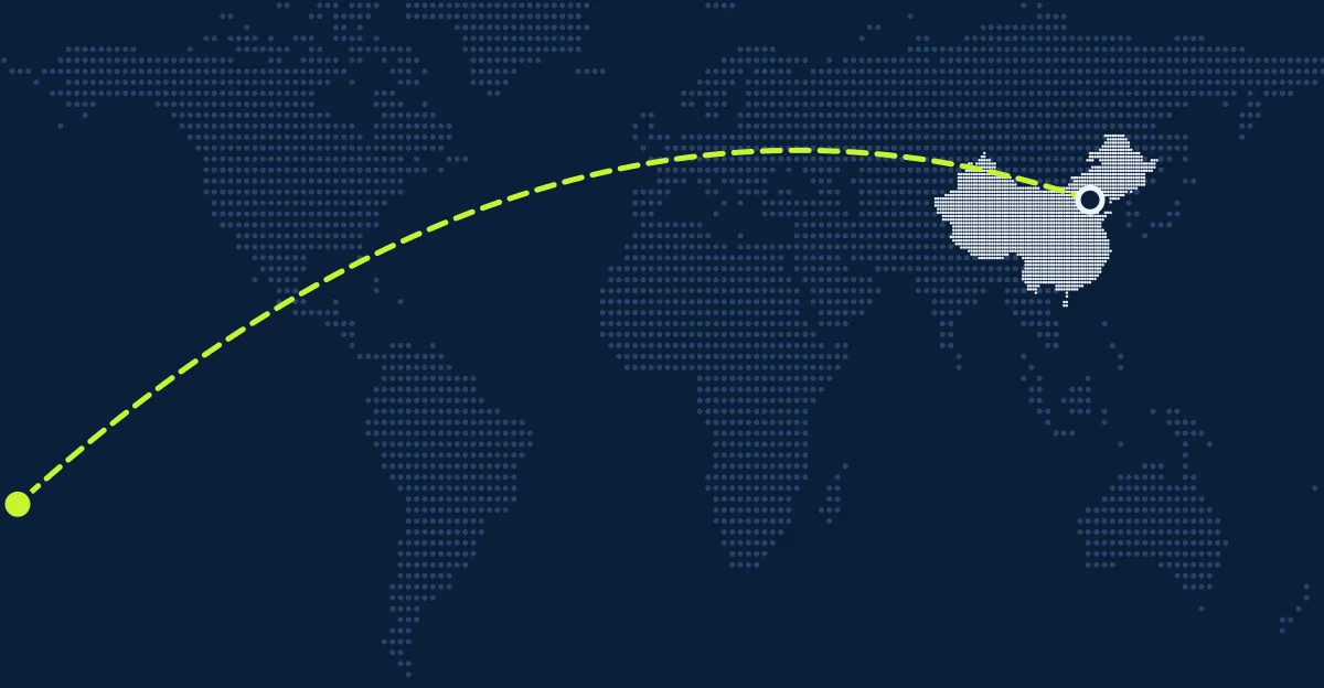 China → Tonga