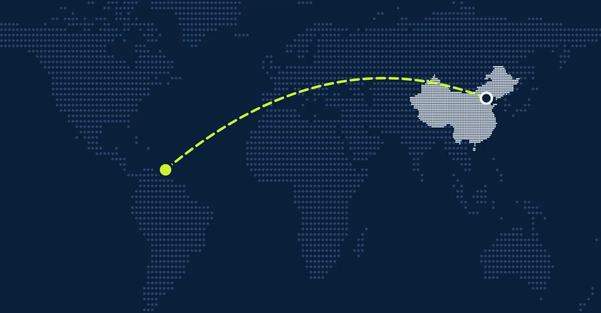 China → Trinidad e Tobago