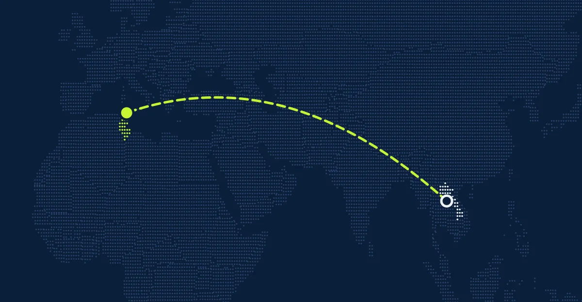 Laos → Túnez