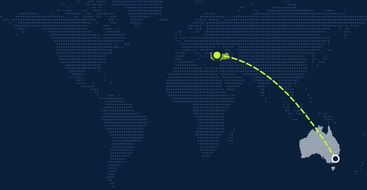 Austrália → Turquia