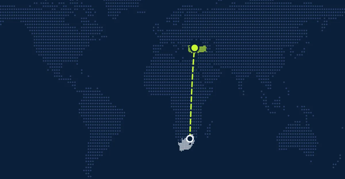 África do Sul → Turquia