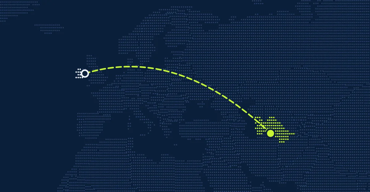 Irlanda → Turkmenistán