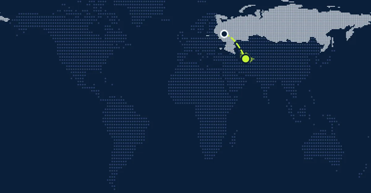 Rússia → Turcomenistão