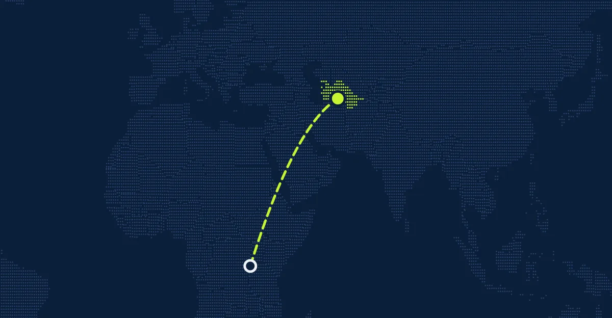 Ruanda → Türkmenistan
