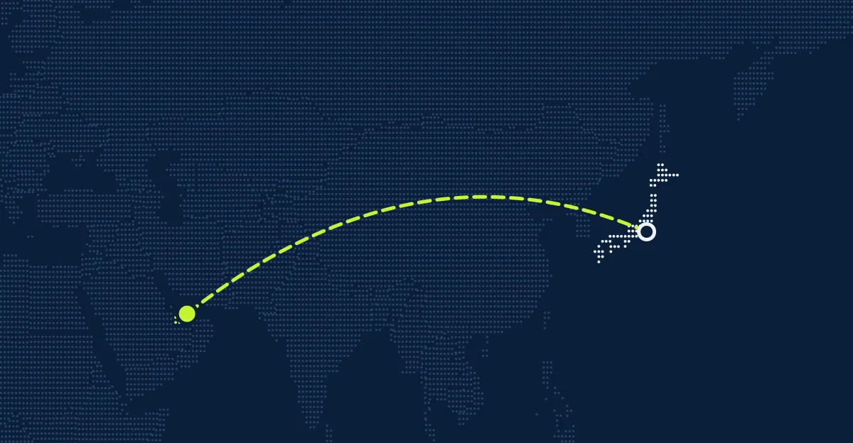 Japan → Vereinigte Arabische Emirate