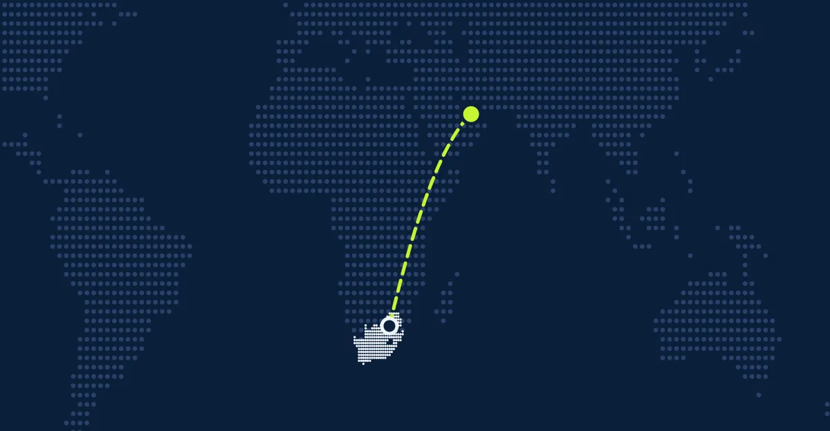 África do Sul → Emirados Árabes Unidos