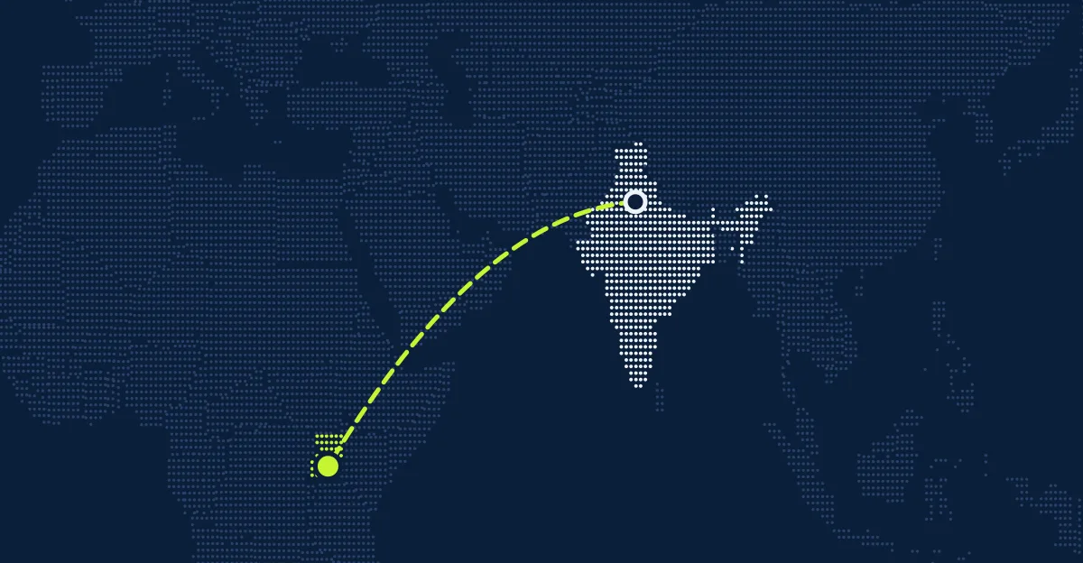 Indien → Uganda