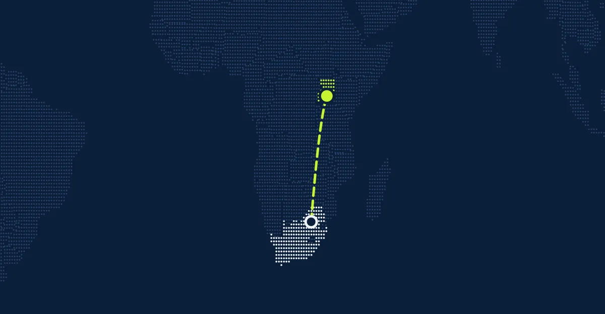África do Sul → Uganda