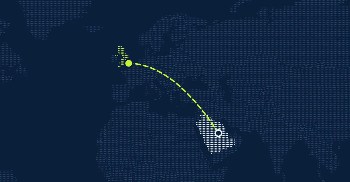 Arábia Saudita → Reino Unido