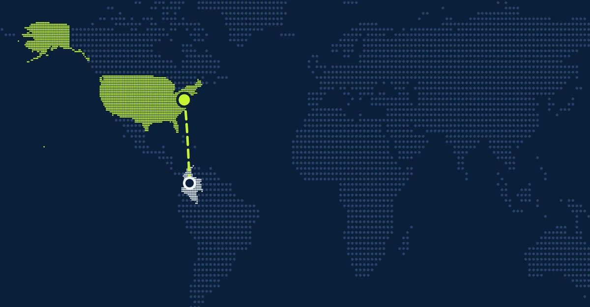 Colômbia → Estados Unidos