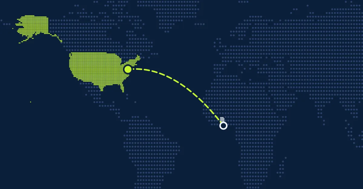 Gana → Estados Unidos