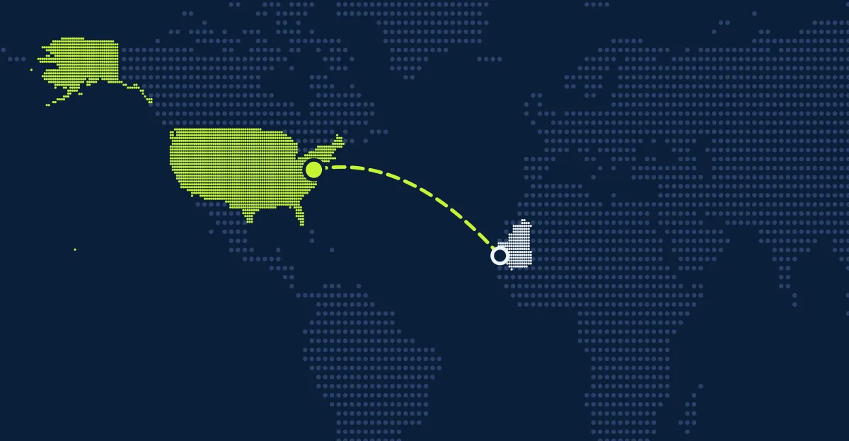 Mauritânia → Estados Unidos