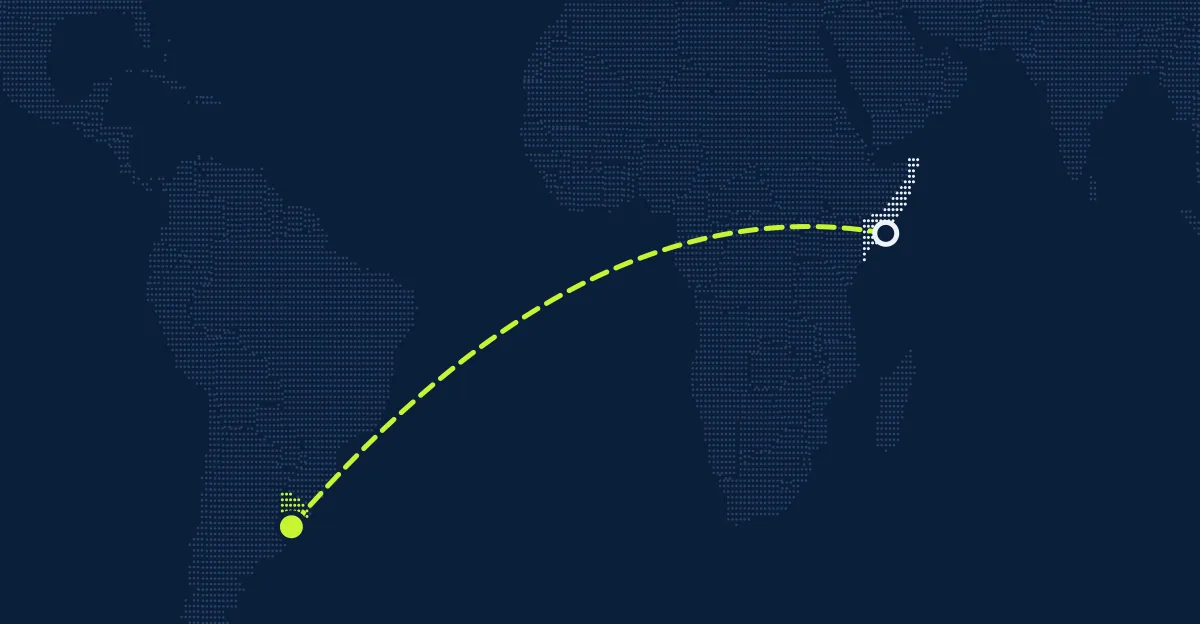 Somalia → Uruguay