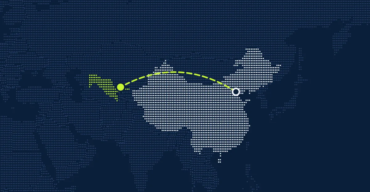 China → Uzbequistão