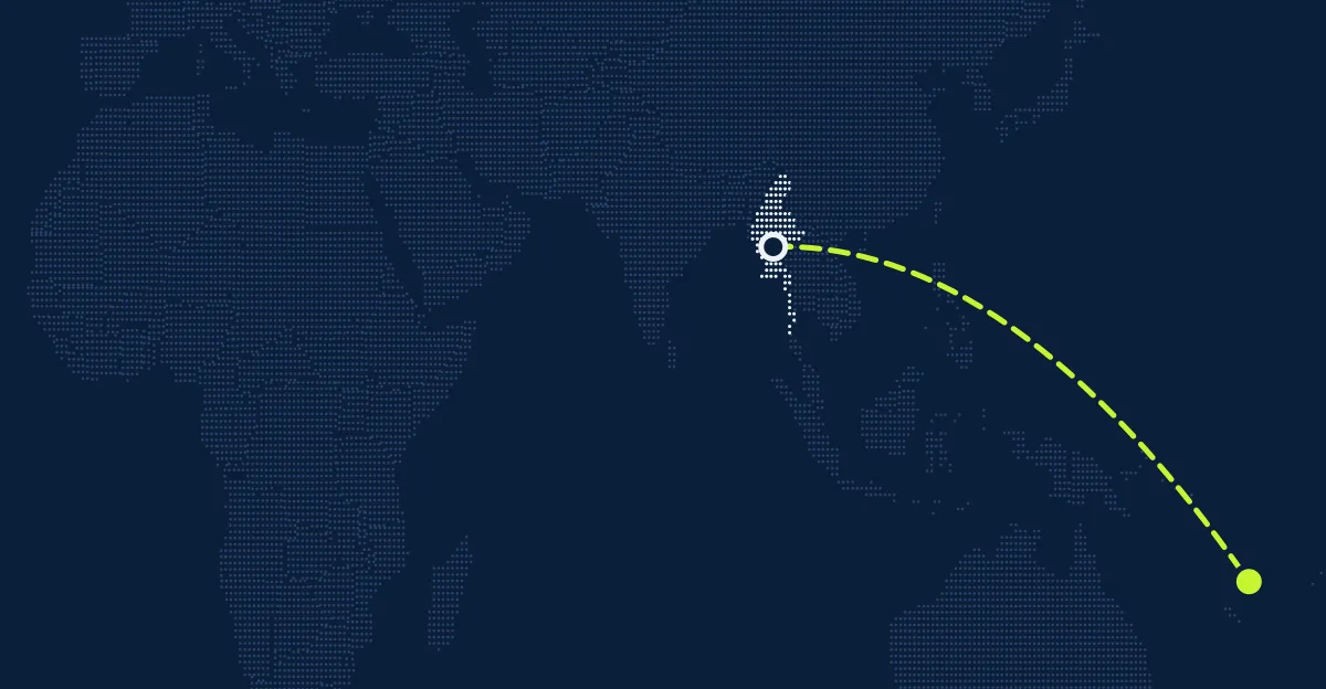 Mianmar (Birmânia) → Vanuatu