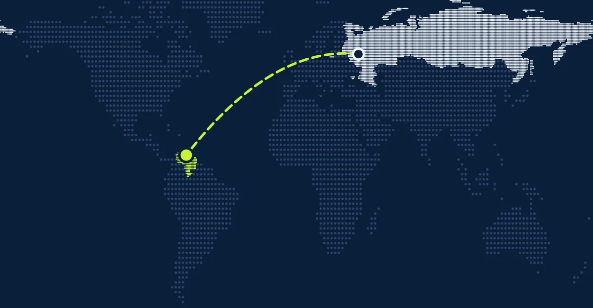Rússia → Venezuela