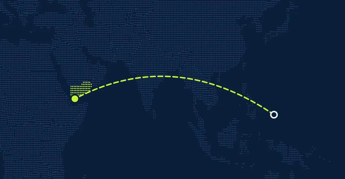 Palau → Iêmen